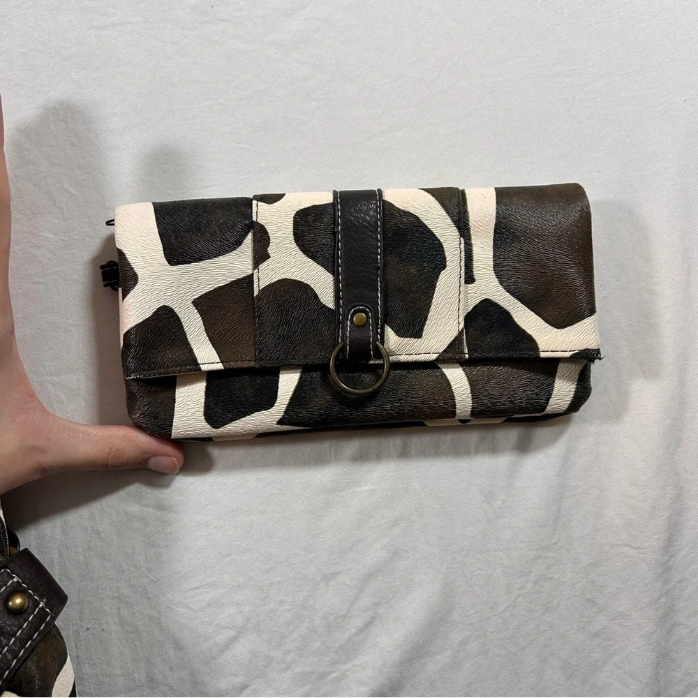Giraffe Print Women's Bag Set - Picture 3 of 14